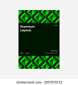 Abstract geometric illustration layout bundle. Company identity brochure template collection design. Modern corporate report cover. Texture pattern background front page mock up set. Vector eps10