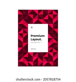 Abstract geometric illustration layout bundle. Company identity brochure template collection design. Modern corporate report cover. Texture pattern background front page mock up set. Vector eps10