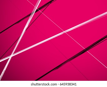 Abstract geometric illustration with random, chaotic elements