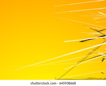 Abstract geometric illustration with random, chaotic elements
