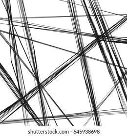 Abstract geometric illustration with random, chaotic elements