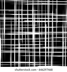 Abstract geometric illustration with random, chaotic elements