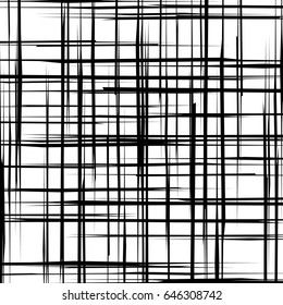 Abstract geometric illustration with random, chaotic elements