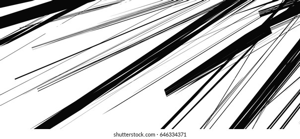 Abstract geometric illustration with random, chaotic elements