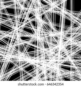 Abstract geometric illustration with random, chaotic elements