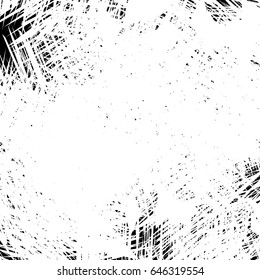 Abstract geometric illustration with random elements
