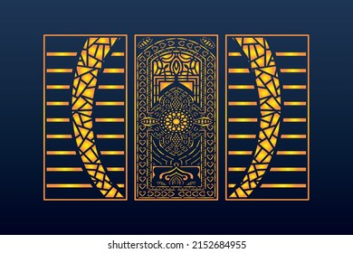 Abstract Geometric islamic Background Decorative Arabic Ornament Seamless Pattern