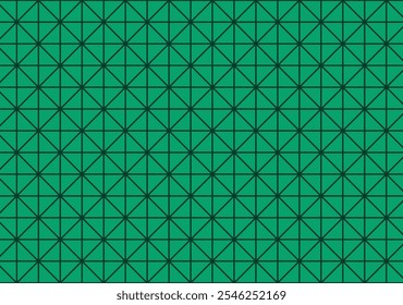 Abstract geometric Islamic motif with dark green lines on a light green background.
