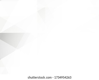 Resumen del fondo del concepto de negocio de la tecnología de vectores de polos bajos o polígonos geométricos grises isométricos. Diseño de estilo de ilustración EPS10.