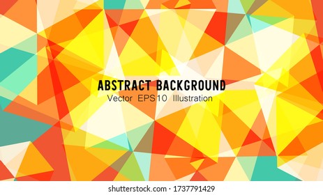 Abstract geometric or isometric polygon or low poly vector technology business concept background. EPS10 illustration style design.