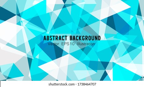 Abstrakter geometrischer oder isometrischer Polygon oder Low Poly Vektor Technologie Business Concept Hintergrund. EPS10 Illustrationsdesign.