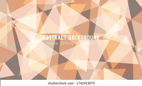 Abstrakter geometrischer oder isometrischer Polygon oder Low Poly Vektor Technologie Business Concept Hintergrund. EPS10 Illustrationsdesign.