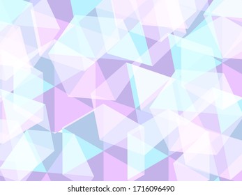 Abstrakte geometrische oder isometrische weiße und blaue Polygon oder Low-Poly-Vektorillustration-Technologie Business Concept Hintergrund. EPS10 Illustrationsdesign.