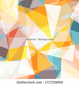 Abstract geometric or isometric white and blue polygon or low poly vector technology business concept background. EPS10 illustration style design.