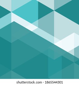Resumen del fondo del concepto de negocio de la tecnología de vectores de poli baja o geométrica blanca y azul. Diseño de estilo de ilustración EPS10.