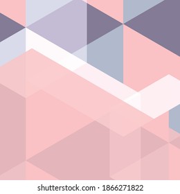 Abstract geometric or isometric white and blue polygon or low poly vector technology business concept background. EPS10 illustration style design.