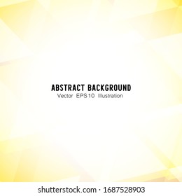 Antecedentes conceptuales de poligono geométrico o isométrico blanco y amarillo, o de baja tecnología vectorial de pozo. Diseño de estilo de ilustración EPS10.