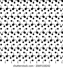 Abstract Geometric Jester. Black And White Modern Poster. Abstract Wall Art. Digital Art Of Interior Decoration For Print. Abstract Geometric Minimal Poster For Design Modern 