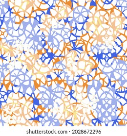 Abstract geometric lace grid repeat background. Mosaic seamless pattern.