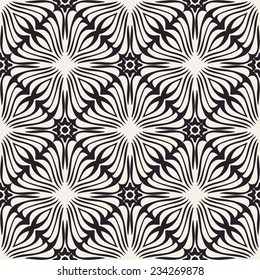abstract geometric lace vector seamless pattern. retro pattern