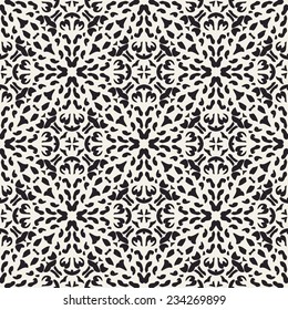 abstract geometric lace vector seamless pattern. retro pattern