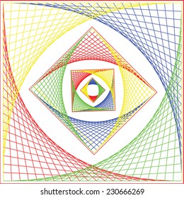 Abstract geometric lattice