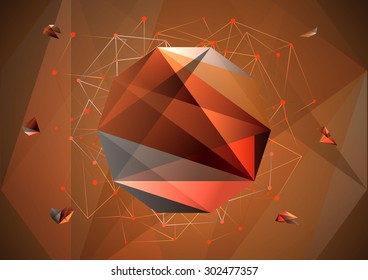 Abstract geometric lattice