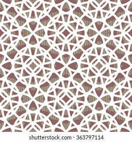 Abstract geometric lattice pattern seamless vector background tile 