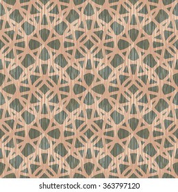 Abstract geometric lattice pattern seamless vector background tile 