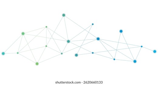 Abstract geometric lattice, the scope of molecules. vector illustration