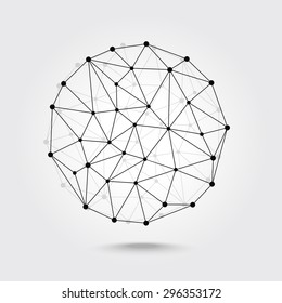 Abstract geometric lattice, the scope of molecules, the molecule