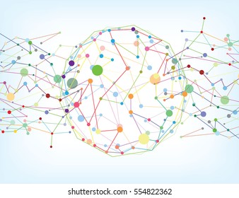 Abstract geometric lattice, the scope of molecules