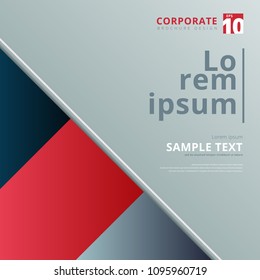 Abstract geometric layout minimal style background. Vector illustration