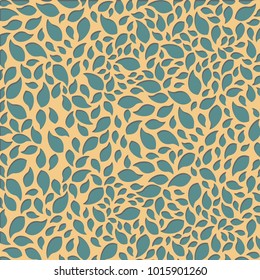 Abstract geometric leaves pattern