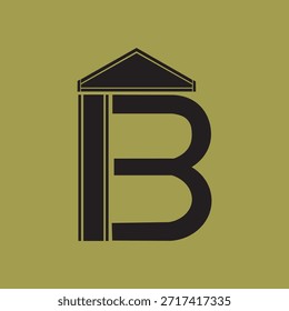 Abstrato letra geométrica B logotipo com uma aparência moderna e profissional, perfeito para marca corporativa, tecnologia e negócios criativos.