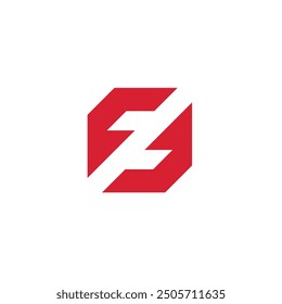 Abstract Geometric Letter Z Logo Design vector template