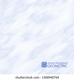 Abstract geometric  light blue  background of triangles. Vector. For printing, Internet, packaging, design