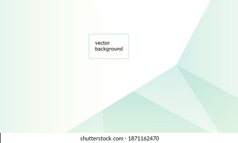 Afiche de fondo geométrico azul claro y blanco. Plantilla de banner en blanco, red tecnológica o ilustración vectorial de diseño web