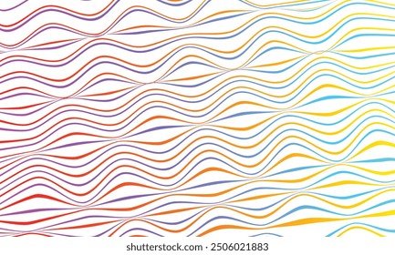 Abstract geometric light soft line background. Futuristic design. Geometric element. Wave abstract pattern.