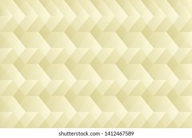 Abstract geometric light yellow color background, vector illustration