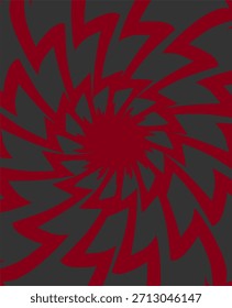 Abstract Geometric Lightning Bolt Swirl Pattern Background in Dark Colors