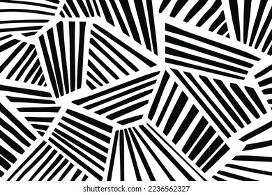 Abstract geometric line art background. Premium design for retro and classy style