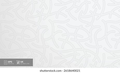 abstract geometric line art pattern on white background