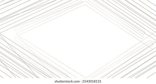 Abstract geometric line background with white and gold element. Abstract modern background. Elegant futuristic design with golden line vector