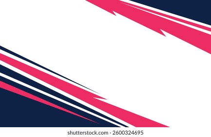 Abstract geometric line border banner background
