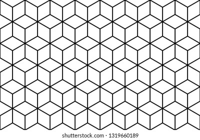 cube geometric pattern