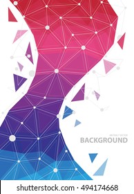 abstract geometric line DNA background