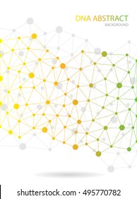 abstract geometric line DNA background