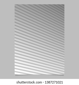 Abstract geometric line flyer background design -  gradient vector brochure template