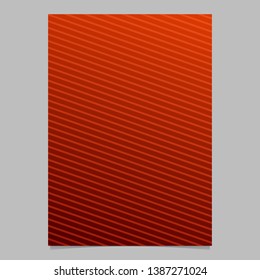 Abstract geometric line flyer background design -  gradient vector brochure template